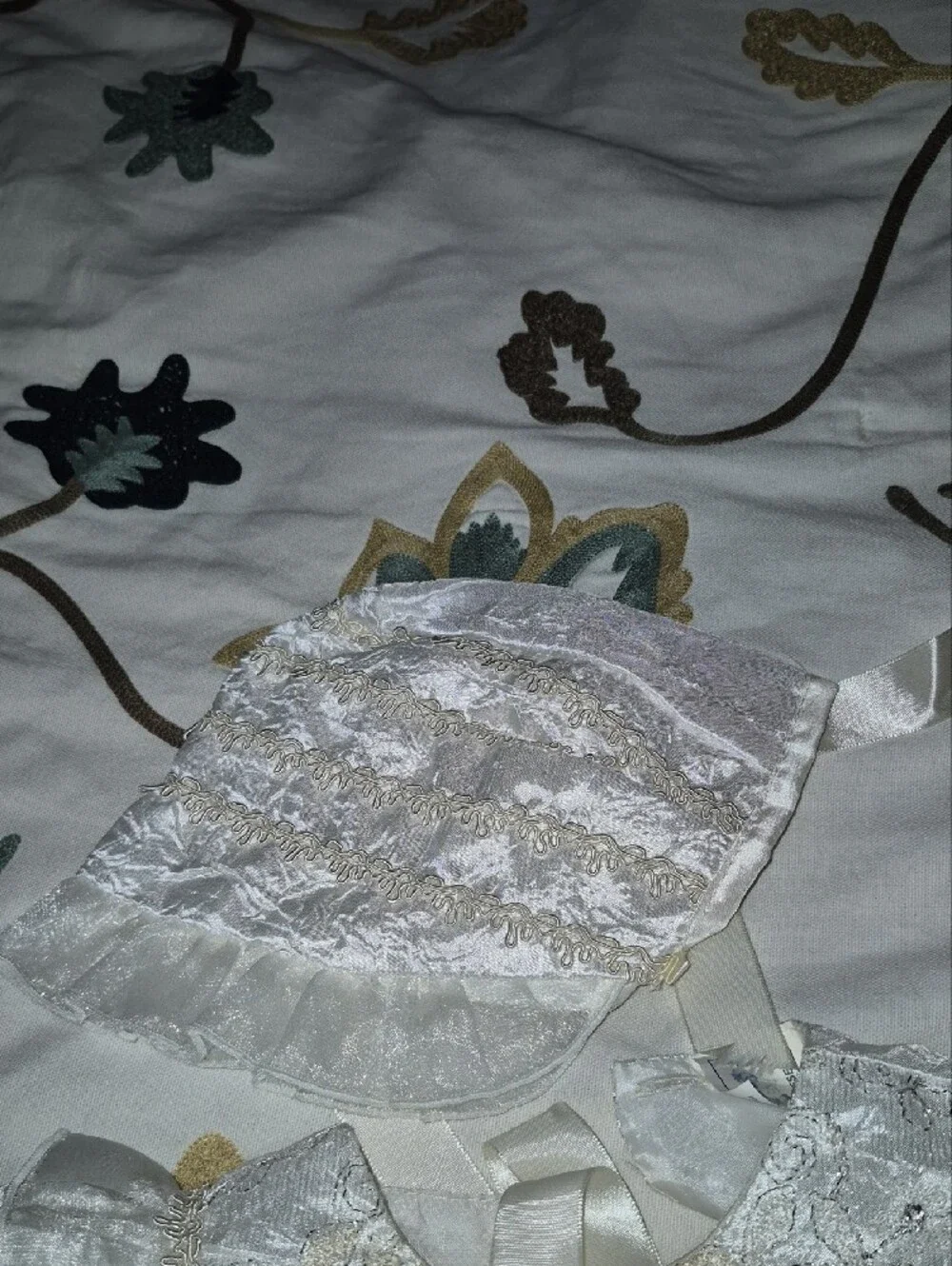 White Lace Infant Dress with Matching Booties - Baby Special Occasion